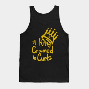 King Crowned in Curls Tank Top